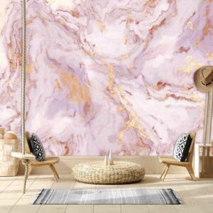 carrelage en marbre rose